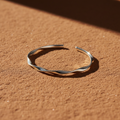 Twisted Silver Cuff